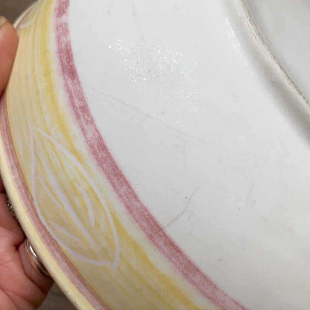 Pottery Barn vintage ceramic bowl made in Mexico - Picture 7 of 11